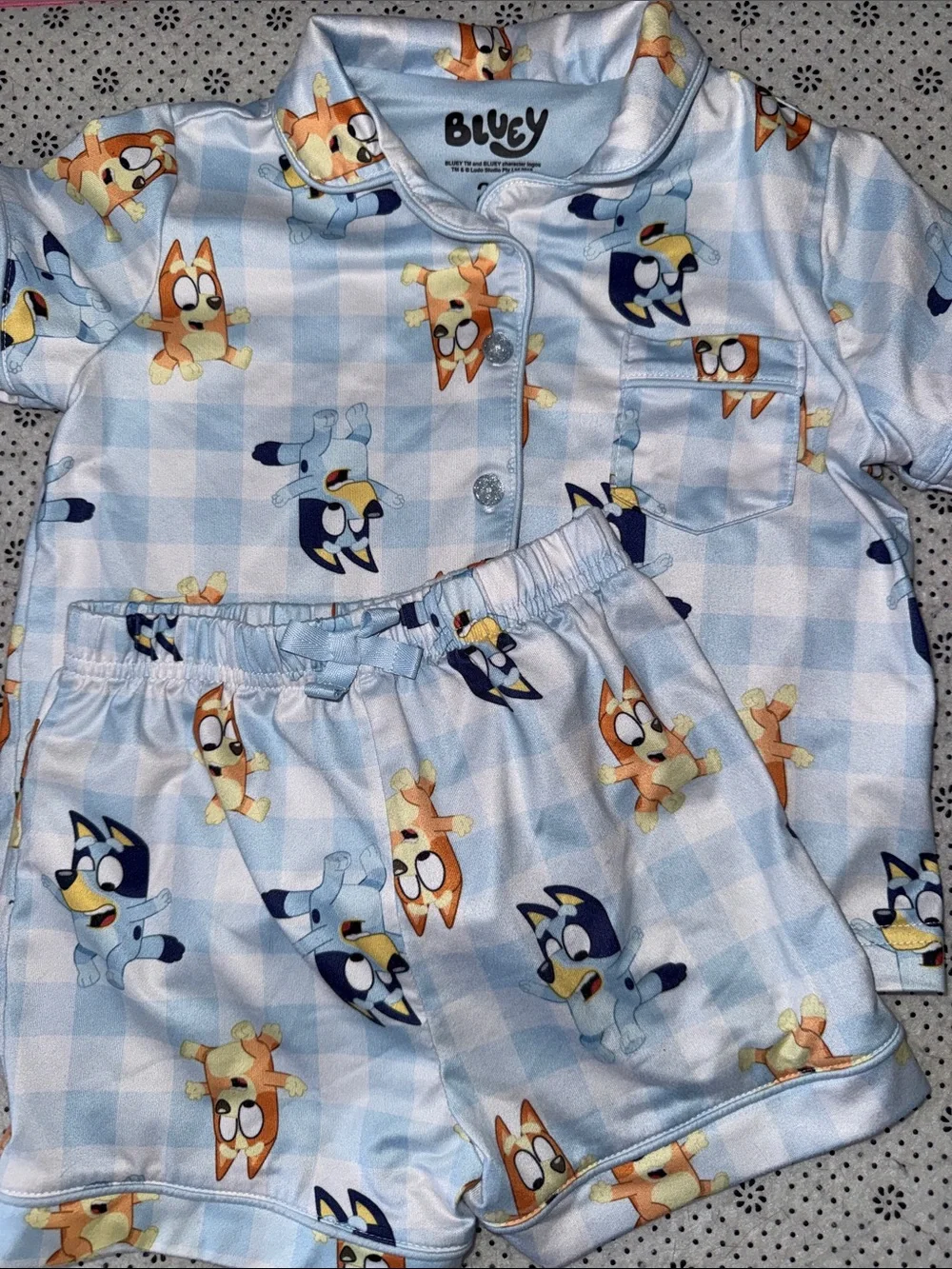 🛍Cute neutral gender BLUEY  PAJAMAS size 2T 🛍